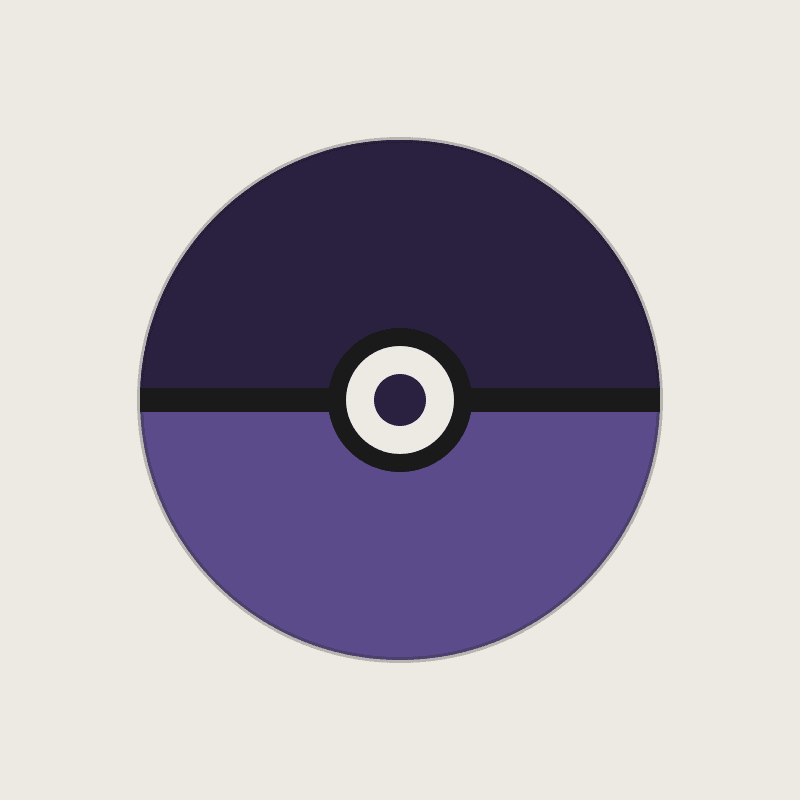 Gengar character ball
